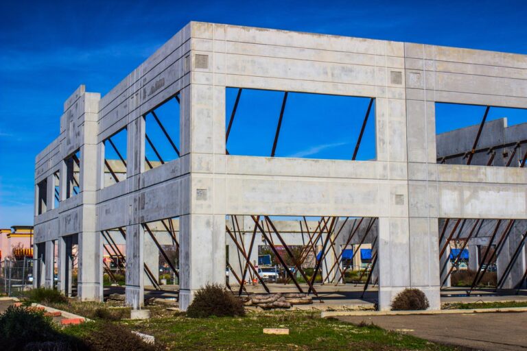 Portfolio unfinished construction of office building